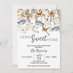Zuhause Sweet Zuhause, Haushaltswärmung, Open Hous Einladung