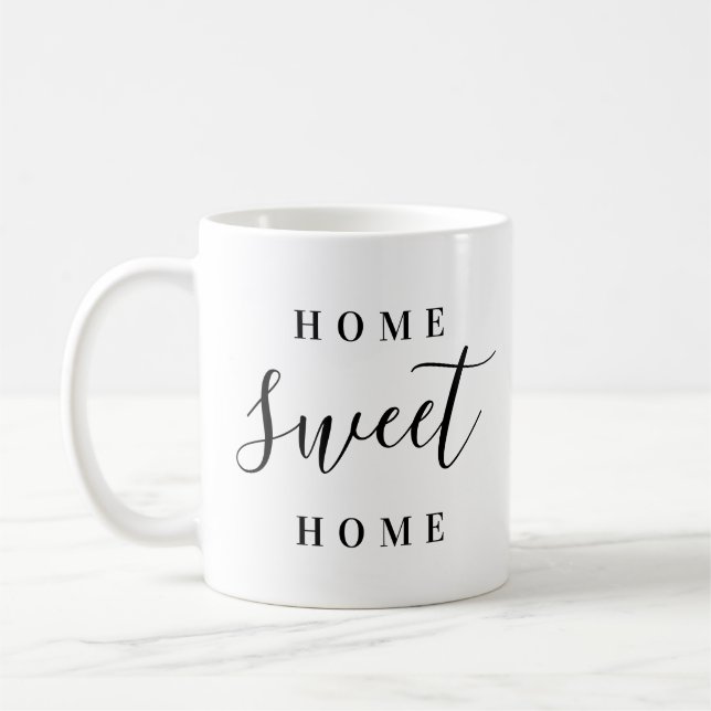 Zuhause Sweet Zuhause Kaffeetasse (Links)