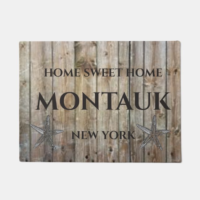 Zuhause Sweet Zuhause Montauk NY Doormat Fußmatte (Vorderseite)