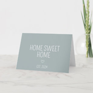 Zuhause Sweet Zuhause New Homeowner Karte