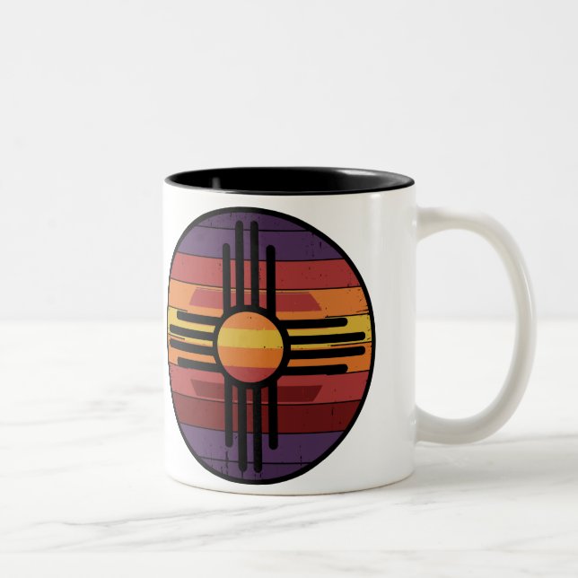 Zuhause Sweet Zuhause New Mexico Tasse (Rechts)