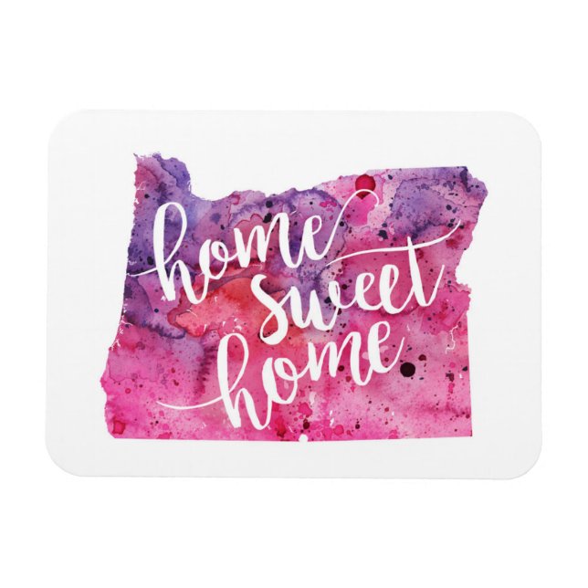Zuhause Sweet Zuhause Oregon Magnet (Horizontal)