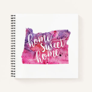 Zuhause Sweet Zuhause Oregon Notizbuch