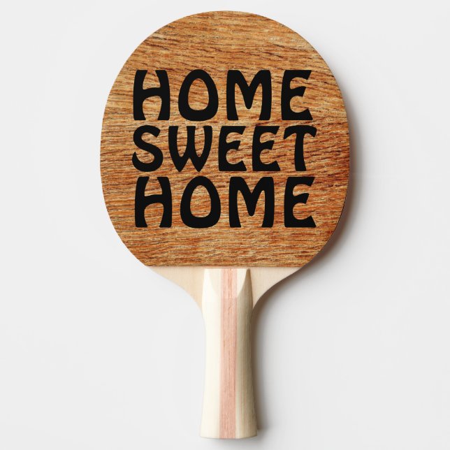 ZUHAUSE SWEET ZUHAUSE PADDLES TISCHTENNIS SCHLÄGER (Vorderseite)