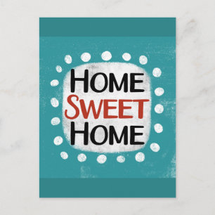 Zuhause Sweet Zuhause Postcard Postkarte