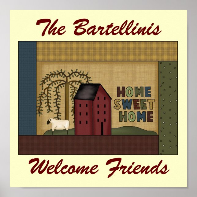 Zuhause Sweet Zuhause Poster (Vorne)