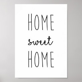 Zuhause Sweet Zuhause Print Poster