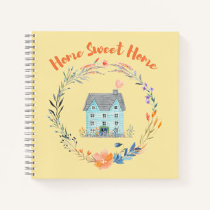 Zuhause Sweet Zuhause Real Anwesen Housewarming Cu Notizbuch