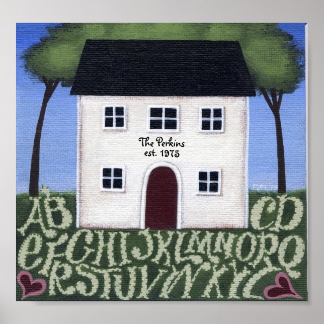 Zuhause Sweet Zuhause Sampler Poster (Vorne)