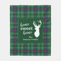 Zuhause Sweet Zuhause Tartan Duncan Kariert Person