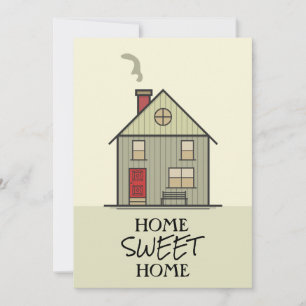 Zuhause Sweet Zuhause   Zitat zur Typografie niedl Dankeskarte