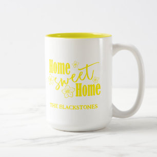 Zuhause Sweet Zuhause Zweifarbige Tasse