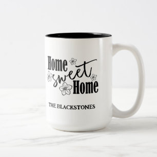 Zuhause Sweet Zuhause Zweifarbige Tasse