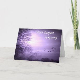 Zuhause Sympathy Card Karte