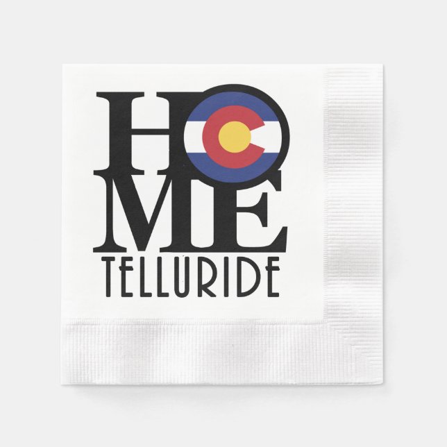 ZUHAUSE Telluride Colorado Serviette (Vorderseite)