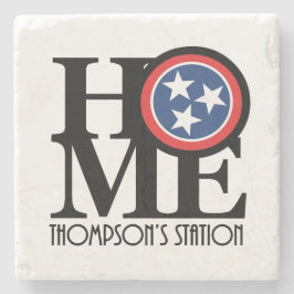 ZUHAUSE Thompson-Station Steinuntersetzer