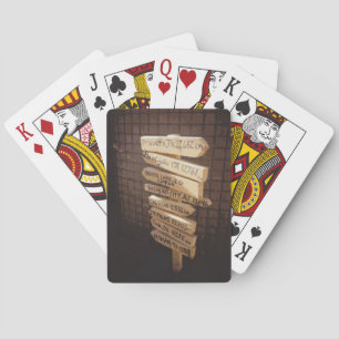 Zuhause Town TX 12.908 KM Poker Deck Spielkarten
