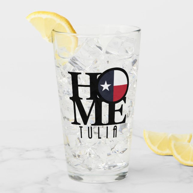 ZUHAUSE Tulia Texas Glas (Vorderseite Ice)