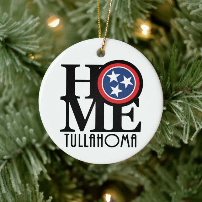 ZUHAUSE Tullahoma Tennessee Keramik Ornament (Baum)