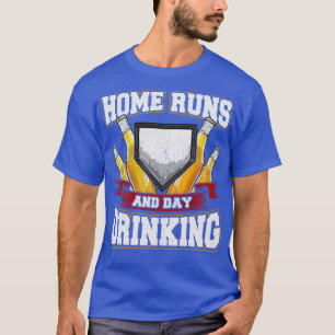 Zuhause und Baseballsport am Tag T-Shirt
