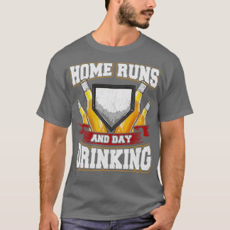 Zuhause und Baseballsport am Tag T-Shirt