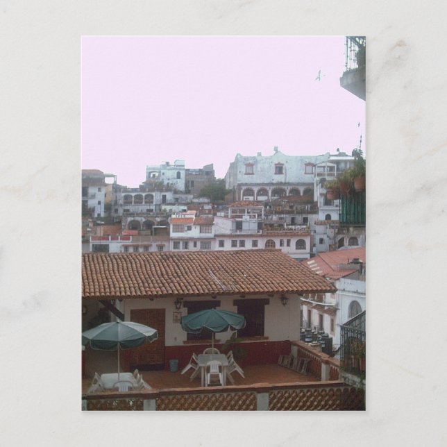 Zuhause und Restaurants in Taxco Postkarte (Vorderseite)