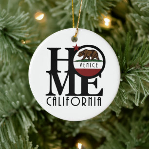 ZUHAUSE Venice California Keramik Ornament