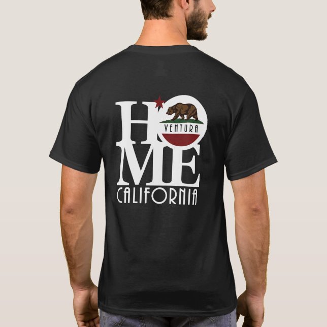 ZUHAUSE Ventura Kalifornien T-Shirt (Rückseite)