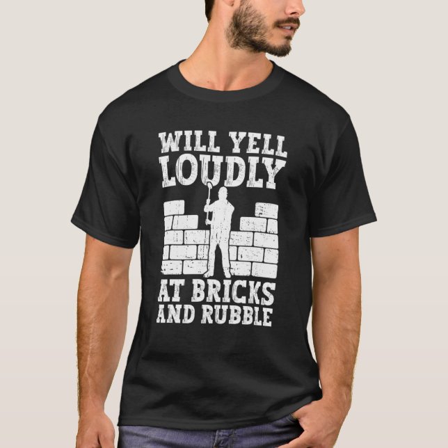 Zuhause-Verbesserungen und Abriss von Häusern T-Shirt (Vorderseite)