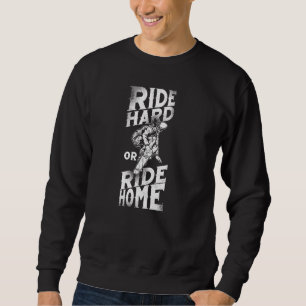 Zuhause Vintag auf der Skateboard Sweatshirt