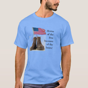 Zuhause vom freien wegen des tapferen! T-Shirt