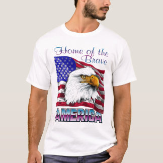 Zuhause vom tapferen T-Shirt