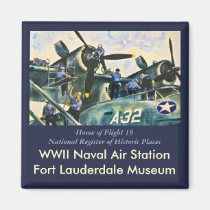 Zuhause von Flug 19 Magnet