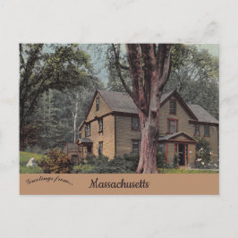 Zuhause von Louisa May Alcott Concord Massachusett Postkarte