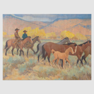 Zuhause von Maynard Dixon Seidenpapier