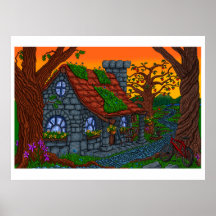 Zuhause-Vorderposter