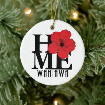 ZUHAUSE Wahiawa Hawaii Roter Hibiskus
