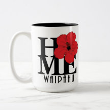 ZUHAUSE Waipahu Hawaii Roter Hibiskus 15oz