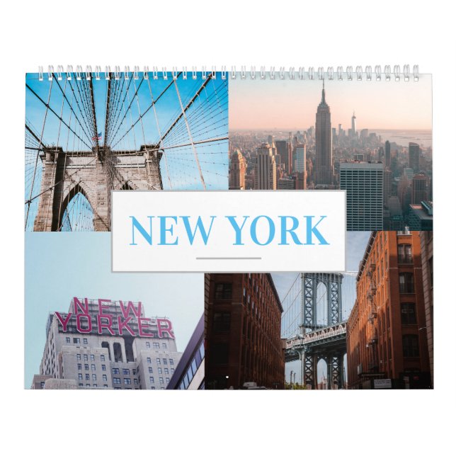 Zuhause Wall New York City Calendar Sehenswürdigke Kalender (Titelbild)