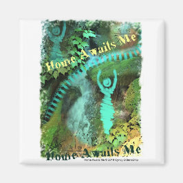 Zuhause wartet auf mich magnet