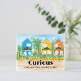 Zuhause-Wert des realen Anwesens Schätzung des Mar Postkarte
