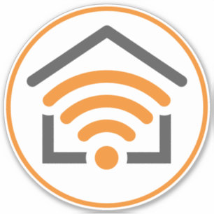 Zuhause Wi-Fi Aufkleber
