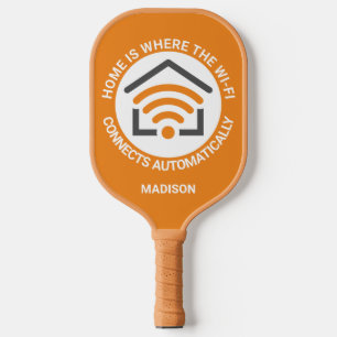 Zuhause Wi-Fi-individuelle Name Pickleball Schläger