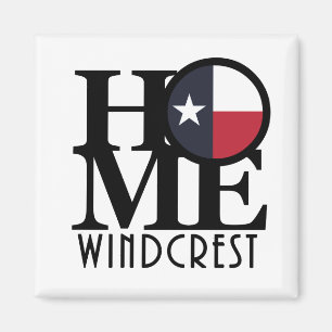 ZUHAUSE Windcrest Texas Magnet