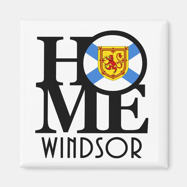 ZUHAUSE Windsor Nova Scotia Magnet (Vorne)