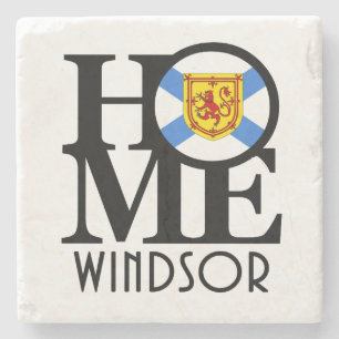 ZUHAUSE Windsor Nova Scotia Steinuntersetzer