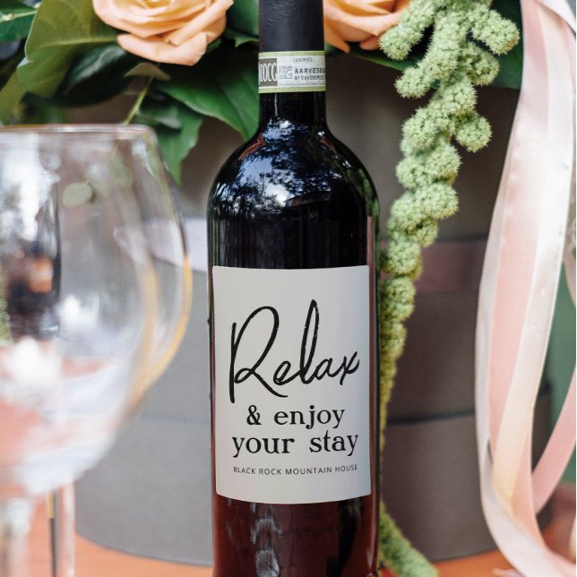 Zuhause Wine Rental Rental Danke, dass Sie Labels  Weinetikett (Von Creator hochgeladen)