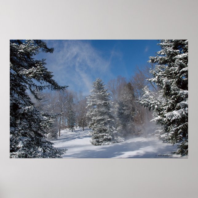 Zuhause- Winter. Print 04072 Poster (Vorne)