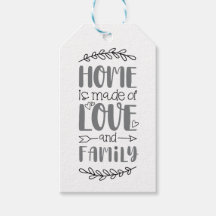 Zuhause wird aus Liebe und Familie Niedliche Liebe