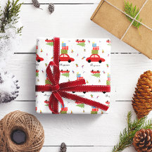 Zuhause Wrapping Paper für Weihnachtsfahrten